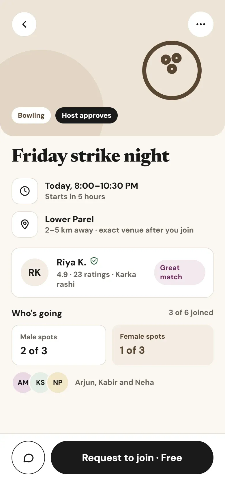 Amingoes app: Plan details